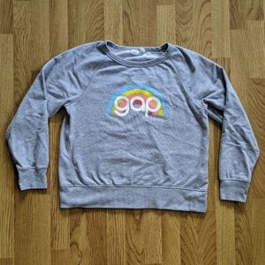 🌈 GAP Rainbow Vintage Logo Sweatshirt
